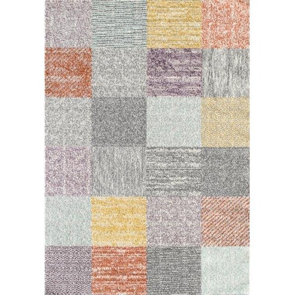 Lbaiet Lbaiet CH122M57 5 x 7 ft. Chelsea Collection Power Loom Machine Made Madison Multicolored Plaid Rectangle Rug CH122M57